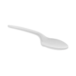 Fieldware Cutlery, Mediumweight Spoon, Plastic, White, 1,000