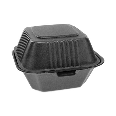 SmartLock Foam Hinged Lid Container, Sandwich, 5.8 x 5.8 x 3