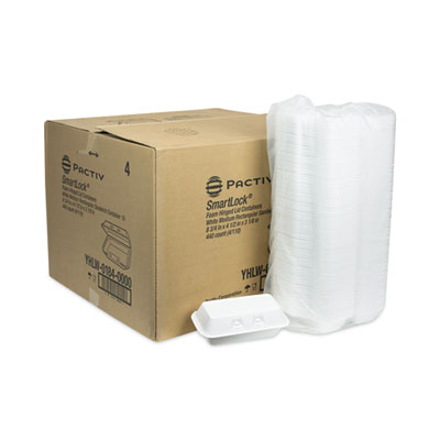 SmartLock Foam Hinged Lid Container, Medium, 8.8 x 4.5 x 3.1