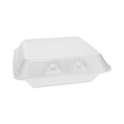 SmartLock Foam Hinged Lid Container, Small, 7.5 x 8 x 2.63, 