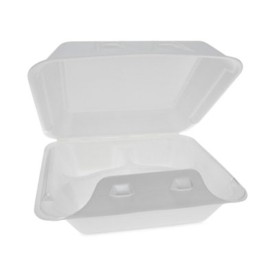 SmartLock Foam Hinged Lid Container, Medium, 3 Compartments,