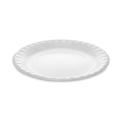 Placesetter Deluxe Laminated Foam Dinnerware, Plate, 8.88" d