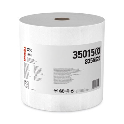 GeneralClean X50 Cloths, Jumbo Roll, 13.4 x 9.8, White, 1,10