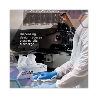 Kimwipes Delicate Task Wipers, 3-Ply, 11.8 x 11.8, Unscented