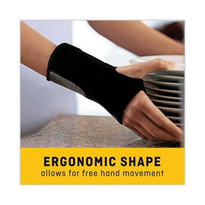 Adjustable Reversible Splint Wrist Brace, Fits Wrists 5.5" t