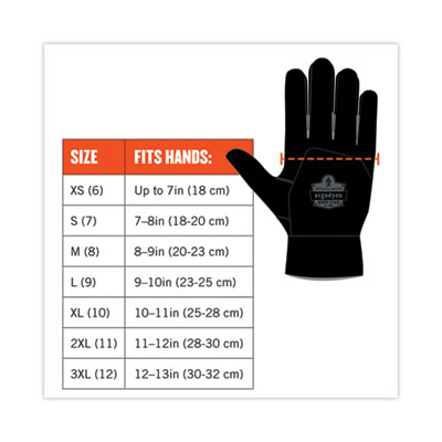 ProFlex 710 Heavy-Duty Mechanics Gloves, 9" Long, Small, Gra