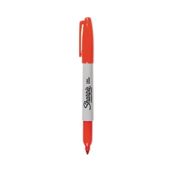Fine Tip Permanent Marker Value Pack, Fine Bullet Tip, Red,