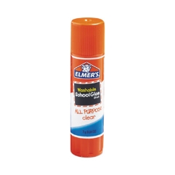 Washable School Glue Sticks, 0.24 Oz, Applies And Dries Clea