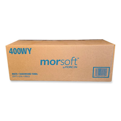Morsoft Controlled Towels, Y-Notch, 1-Ply, 8" x 800 ft, Whit