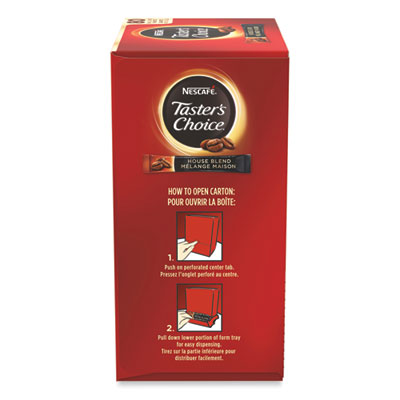 Taster's Choice Stick Pack, House Blend, 0.06 oz, 480/Carton