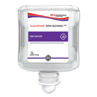 InstantFOAM Non-Alcohol PURE Hand Sanitizer, 1 L Refill Cart