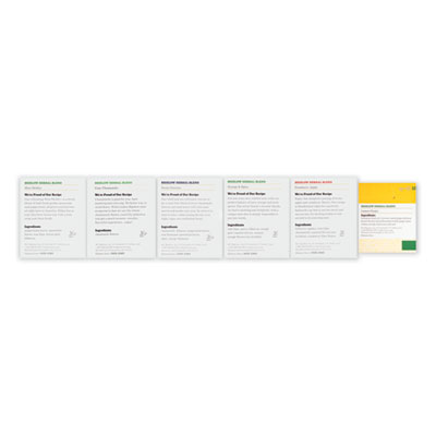 Assorted Herbal Tea Bags, Six Flavors, 28/Box, 168/Carton