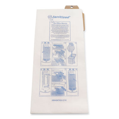 Vacuum Filter Bags Designed to Fit Karcher/Tornado CV30/1, C