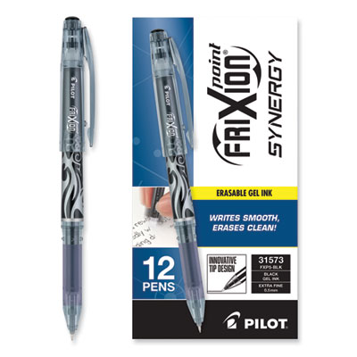 FriXion Point Erasable Gel Pen, Stick, Extra-Fine 0.5 mm, Bl