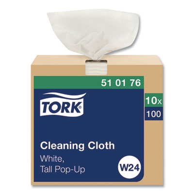 Cleaning Cloth, 8.46 X 16.13, White, 100 Wipes/box, 10 Boxes