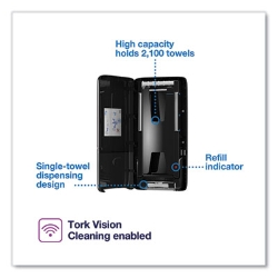 Peakserve Continuous Hand Towel Dispenser, 14.57 X 3.98 X 28