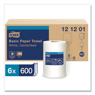 Advanced Centerfeed Hand Towel, 2-Ply, 9 X 11.8, White, 600/