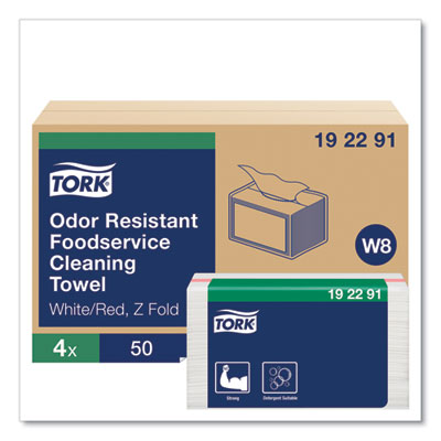 Small Pack Foodservice Cloth, 1-Ply, 11.75 x 14.75, Unscente