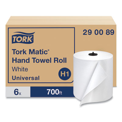 Advanced Matic Hand Towel Roll, 1-Ply, 7.7" x 700 ft, White,