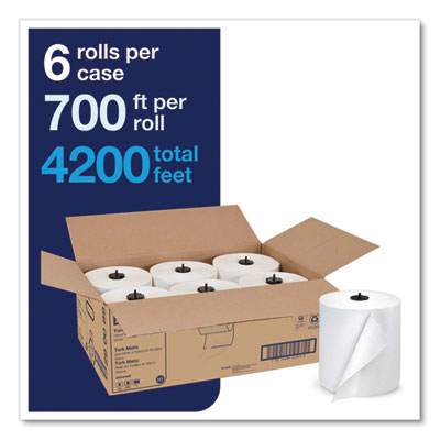 Advanced Matic Hand Towel Roll, 1-Ply, 7.7" x 700 ft, White,