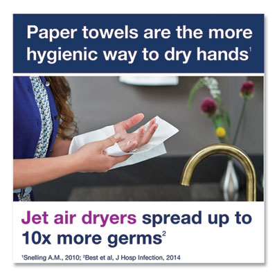 Advanced Multifold Hand Towel, 1-Ply, 9 x 9.5, White, 250/Pa