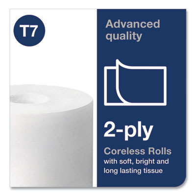 Advanced High Capacity Bath Tissue, Coreless, Septic Safe, 2