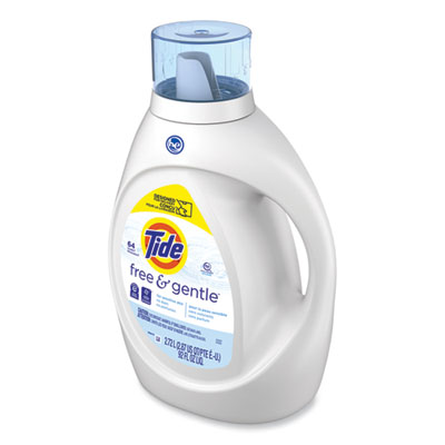 Free and Gentle Liquid Laundry Detergent, HE Compatible, Uns