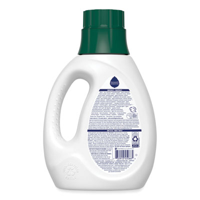 Natural Liquid Laundry Detergent, Fragrance-Free, 45 oz Bott