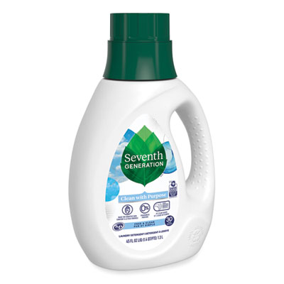Natural Liquid Laundry Detergent, Fragrance-Free, 45 oz Bott