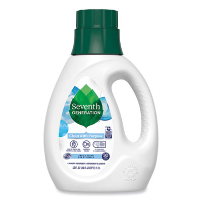 Natural Liquid Laundry Detergent, Fragrance-Free, 45 oz Bott