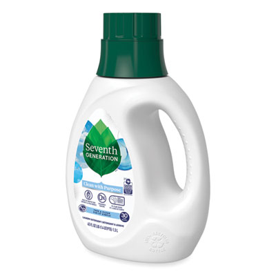 Natural Liquid Laundry Detergent, Fragrance-Free, 45 oz Bott