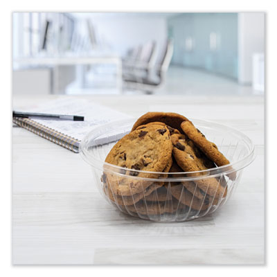 PresentaBowls Clear Bowls, 32 oz, Plastic, 63/Bag, 4 Bags/Ca