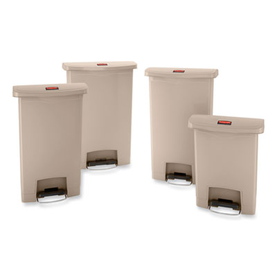 Streamline Resin Step-On Container, Front Step Style, 8 gal,