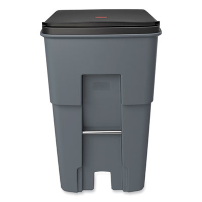 Brute Roll-Out Heavy-Duty Container, 95 gal, Polyethylene, G