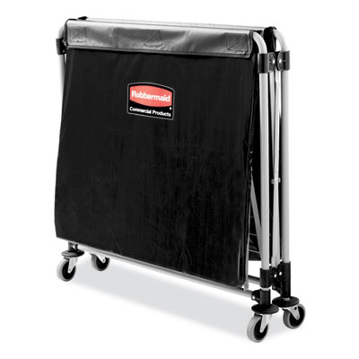 One-Compartment Collapsible X-Cart, Synthetic Fabric, 9.96 c