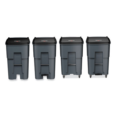 Brute Roll-Out Heavy-Duty Container, 95 gal, Polyethylene, G