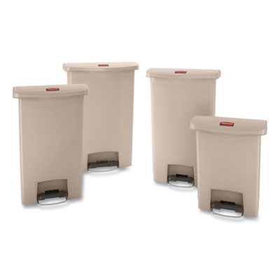 Streamline Resin Step-On Container, Front Step Style, 13 gal
