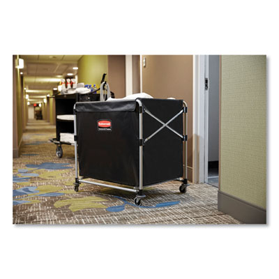 One-Compartment Collapsible X-Cart, Synthetic Fabric, 9.96 c