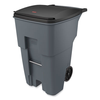 Brute Roll-Out Heavy-Duty Container, 95 gal, Polyethylene, G