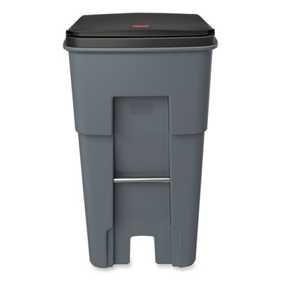 Brute Roll-Out Heavy-Duty Container, 65 gal, Polyethylene, G