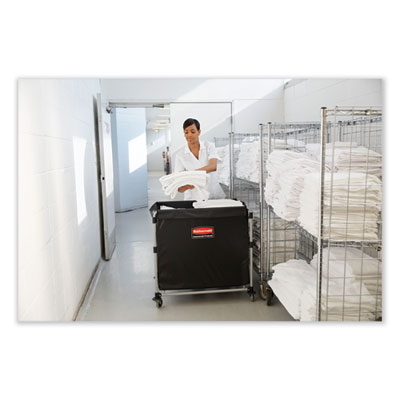 One-Compartment Collapsible X-Cart, Synthetic Fabric, 9.96 c