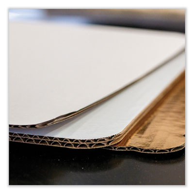 Bakery Bright White Cake Pad, Single Wall Pad, 19 x 14, Brig