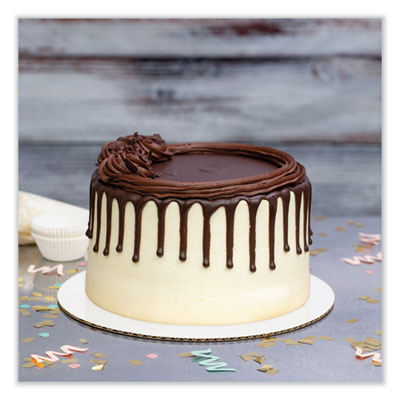 Bright White Cake Circles, 10" Diameter, Bright White, Paper