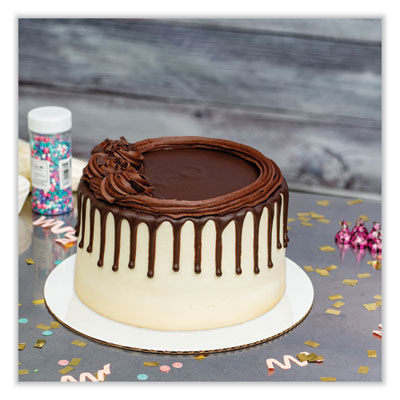 Bright White Cake Circles, 14" Diameter, White, Paper, 100/C