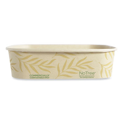 No Tree Rectangular Containers, 16 oz, 4.7 x 6.8 x 1.6, Natu