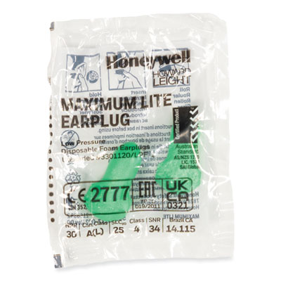 MAXIMUM Lite Single-Use Earplugs, Leight Source 500 Refill,