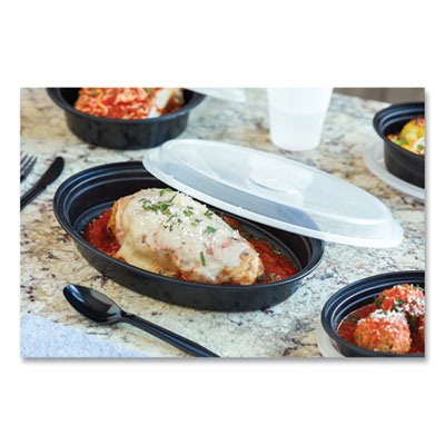 Newspring VERSAtainer Microwavable Containers, Oval, 24 oz,