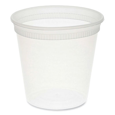 Newspring DELItainer Microwavable Container, 24 oz, 4.7 x 4.