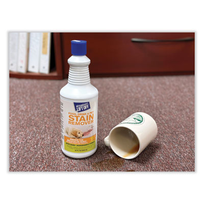 Food/Beverage/Protein Stain Remover, Unscented, 32 oz Pour B