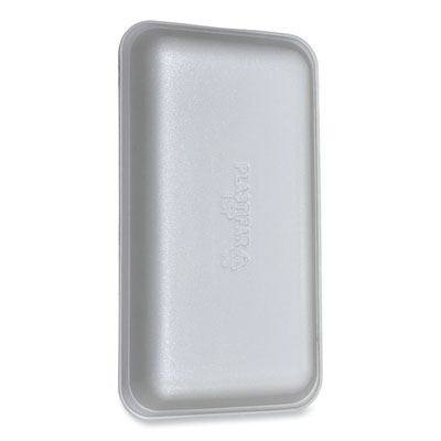 Meat Trays, #15P, 14.44 x 7.88 x 1.37, White, Foam, 200/Cart